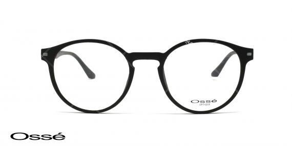 عینک طبی گرد اوسه - اپتیک وحدت - عکس از زاویه سه رخ