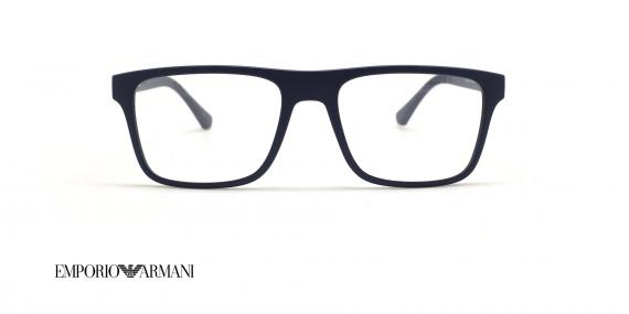 عینک طبی رویه دار امپریو آرمانی رنگ مشکی با دو رویه آفتابی