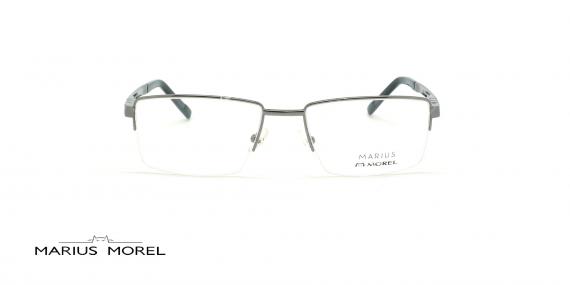 عینک طبی زیرگریف مورل - MARIUS MOREL 50001M - نقره ای -عکاسی وحدت - زاویه روبرو