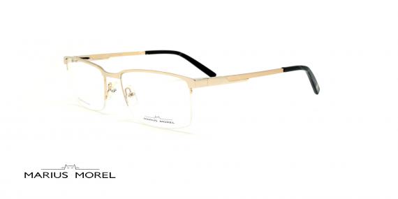 عینک طبی زیرگریف مورل - MARIUS MOREL 50014M -طلایی - عکاسی وحدت - زاویه سه رخ