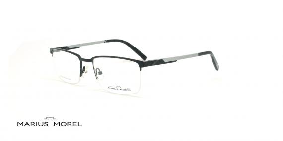 عینک طبی زیرگریف مورل - MARIUS MOREL 50016M - مشکی -عکاسی وحدت - زاویه سه رخ 