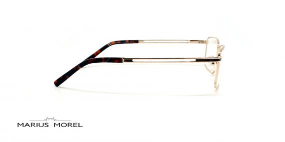 عینک طبی مستطیلی مورل - MARIUS MOREL 50032M - طلایی - عکاسی وحدت - زاویه کنار