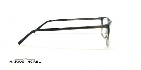 عینک طبی کائوچویی مورل - MARIUS MOREL 50048M - مشکی طوسی - عکاسی وحدت - زاویه بقل