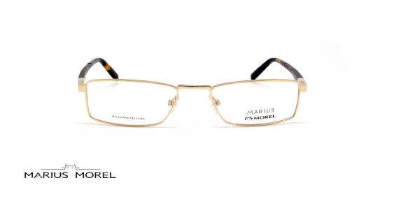 عینک  مطالعه مورل - MARIUS MOREL 50058M -طوسی آبی - طلایی قهوه ای - عکاسی وحدت - زاویه روبرو