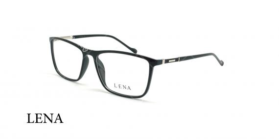 عینک طبی مستطیلی لنا - LENA LE548 - مشکی - عکاسی وحدت - زاویه سه رخ 