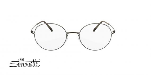 عینک طبی گرد سیلوئت - Silhouette 5509 -طوسی آبی-طوسی- عکس زاویه روبرو