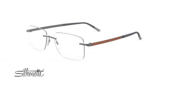 عینک طبی گریف سیلوئت - 5528 Silhouette GOLD -نوک مدادی - عکاسی وحدت - زاویه سه رخ 