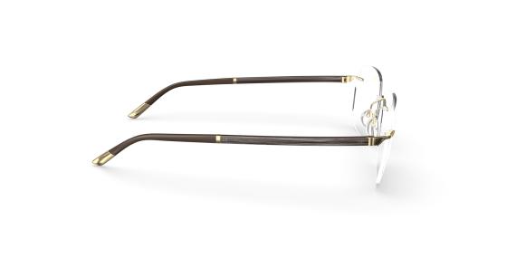 عینک طبی گریف روکش طلای سیلوئت دسته ها SPX - زاویه کنار