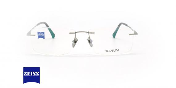 عینک طبی گریف تیتانیومی زایس - ZEISS ZS60003 - نوک مدادی - عکاسی وحدت - زاویه روبرو