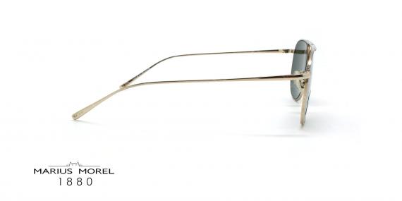 عینک آفتابی خلبانی ماریوس مورل Marius Morel 60014M - طلایی - عکاسی وحدت - زاویه کنار