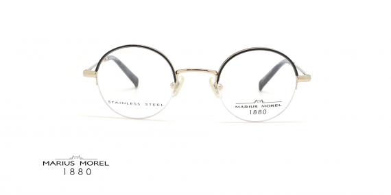 عینک طبی گرد ماریوس مورل زیرگریف - عکس از زاویه روبرو
