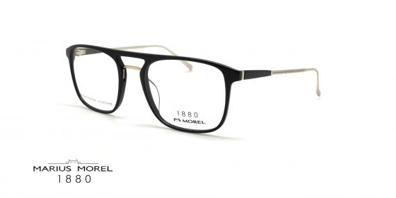 عینک طبی دوپل مورل1880 - MOREL 60061M - عکس از زاویه سه رخ