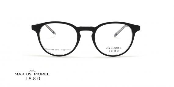 عینک طبی گرد مورل 1880 - MOREL 60093M - عکس از زاویه روبرو