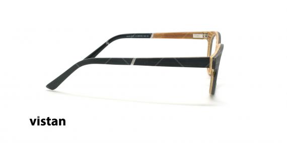 عینک طبی بیضی ویستان VISTAN 6111 - چوبی - عکاسی وحدت - زاویه کنار