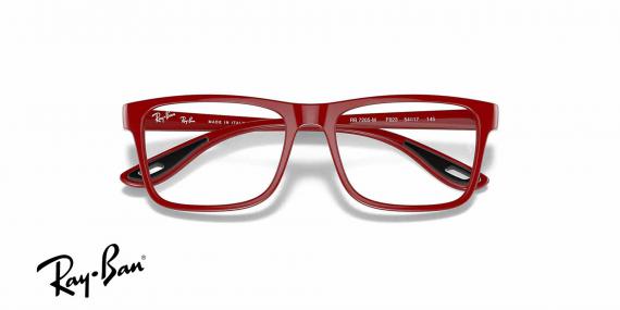 عینک طبی کائوچویی قرمز ری بن فراری - زاویه دسته بسته