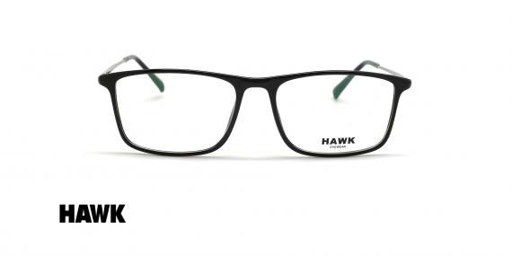 عینک طبی مستطیلی هاوک - HAWK HW7443 - عکاسی وحدت - عکس زاویه روبرو