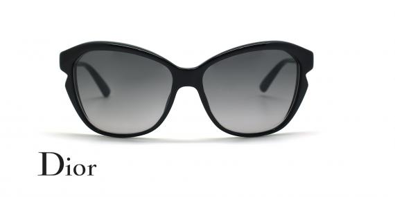 عینک آفتابی پروانه ای دیور - DIOR D28EU - مشکی - عکاسی وحدت - زاویه روبرو