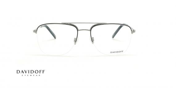 عینک طبی زیرگریف دیویدوف DAVIDOFF 93078 - نقره ای -  عکاسی وحدت - زاویه روبرو