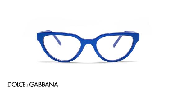 عینک طبی گربه ای دولچه و گابانا - DOLCE & GABBANA DG3358 - با بدنه آبی -زاویه روبرو