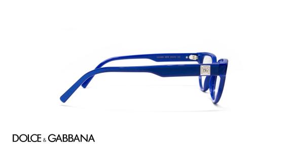 عینک طبی گربه ای دولچه و گابانا - DOLCE & GABBANA DG3358 - با بدنه آبی -زاویه کنار