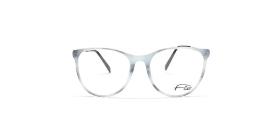 عینک طبی کائوچویی فلزی - طوسی هاوانا - Flair - زاویه روبرو