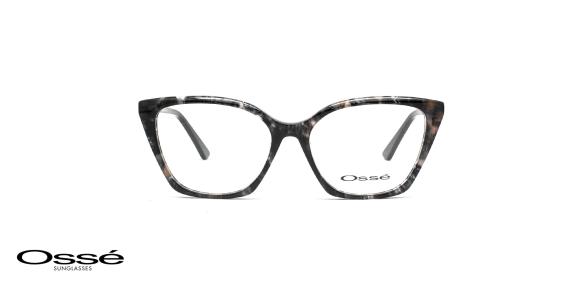 عینک طبی زنانه گربه ای کائوچویی اوسه - OSSE OS13101 - عکس از زاویه روبه رو