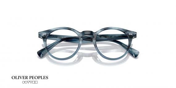 عینک طبی کائوچویی آبی هاوانا الیور پیپلز - زاویه دسته بسته