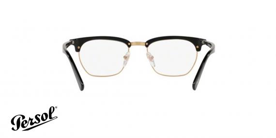 عینک طبی کلاب مستر پرسول رنگ مشکی - زاویه داخل