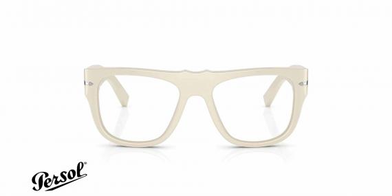 عینک طبی کائوچویی سفید پرسول و دولچه گابانا - زاویه روبرو