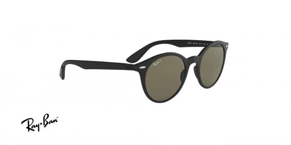 عینک آفتابی ریبن - گرد Forcelite - بدنه مشکی مات - عدسی سبز کلاسیک G15 - زاویه سه رخ