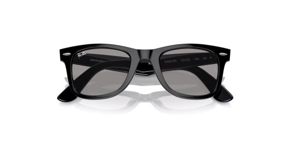 عینک آفتابی ویفرر ری بن - رنگ مشکی و عدسی خاکستری - عکس از زاویه بالا
