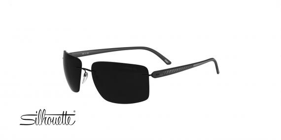 عینک آفتابی سیلهوئت مدل 8686 - رنگ مشکی - ویژه فروش آنلاین - زاویه روبرو