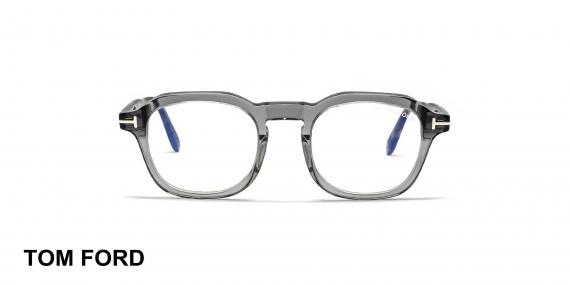 عینک طبی چندضلعی بلوکنترل شیشه‌ای تام‌فورد -  روبرو