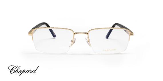 عینک طبی زیرگریف شوپارد - رنگ طلایی  -عکس از زاویه روبرو