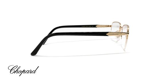 عینک طبی زیرگریف شوپارد - رنگ طلایی  - عکس از زاویه کنار