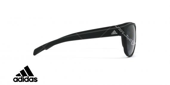 عینک آفتابی آدیداس - مدل Proshift - رنگ بدنه مشکی مات - عدسی خاکستری پولاریزه - عکاسی وحدت - زاویه کنار