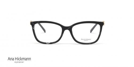 عینک طبی آناهیکمن - مشکی - دو رو - صدفی - عکاسی وحدت - زاویه رو به رو
