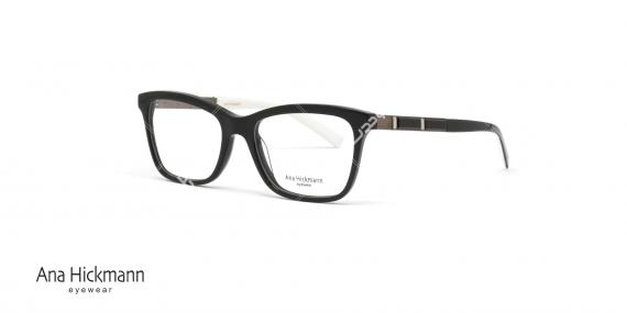 عینک طبی آنا هیکمن - رنگ مشکی - خرید آنلاین - عکاسی وحدت - زاویه سه رخ 