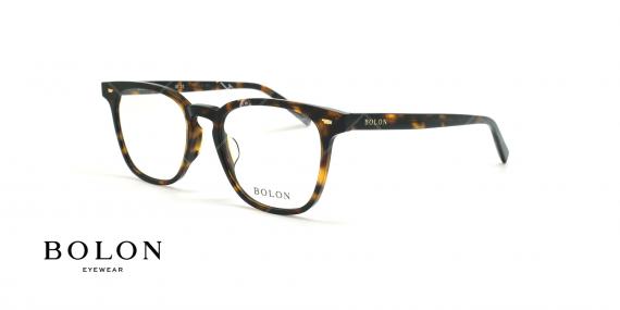 عینک طبی مربعی بولون - BOLON BJ3016 - قهوه ای هاوانا - عکاسی وحدت - زاویه سه رخ 