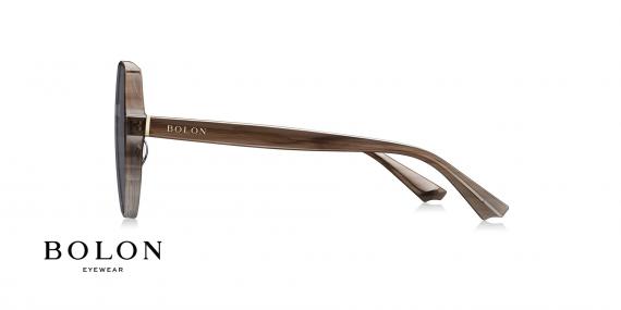 عینک آفتابی چندضلعی زنانه بولون - BOLON BL3025 - عکاسی وحدت - عکس زاویه کنار