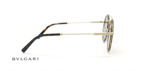 عینک آفتابی دوپل بولگاری - Bvlgari BV5042 - قهوه ای طلایی - عکاسی وحدت - زاویه کنار