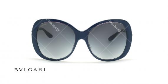 عینک آفتابی پروانه ای بولگاری - Bvlgari BV8171b - سرمه ای - عکاسی وحدت - زاویه روبرو 