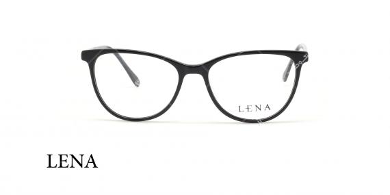 عینک طبی لنا - LENA LE413 - عکاسی وحدت - رنگ مشکی - عکس زاویه روبرو