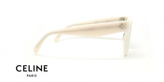 عینک آفتابی کائوچویی سفید رنگ سلین - زاویه کنار