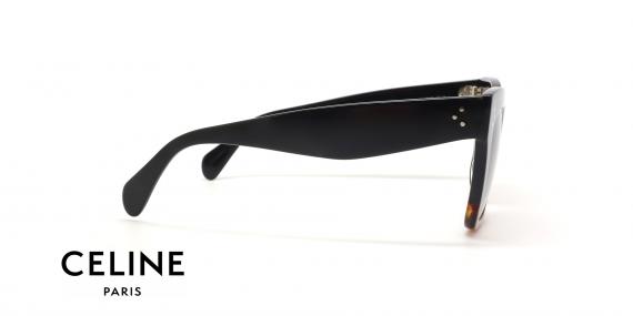 عینک آفتابی کائوچویی دو رنگ سلین - عکاسی عینک وحدت - زاویه کنار
