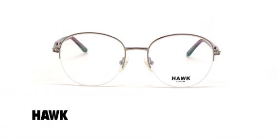 عینک طبی زیرگریف زنانه هاوک - HAWK HW7410 - عکاسی وحدت - عکس زاویه روبرو