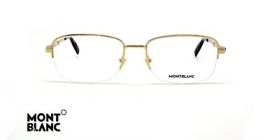 عینک طبی مونت بلانک - MONTBLANC MB0028 -عکاسی وحدت - زاویه رو برو 