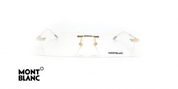 عینک طبی گریف طلایی مون بلان - زاویه روبرو
