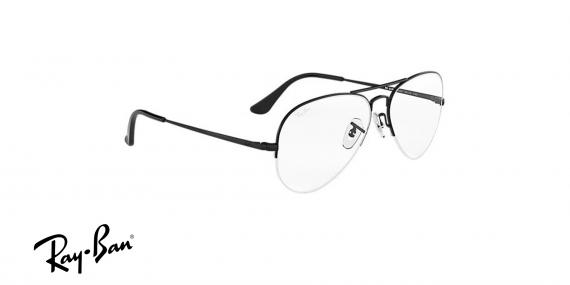 عینک طبی زیرگریف طرح خلبانی ری بن - Rayban - رنگ مشکی - زاویه سه رخ