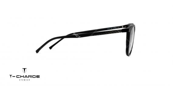 عینک طبی گرد تی شارژ T Charge t6055 - عکاسی وحدت - زاویه کنار